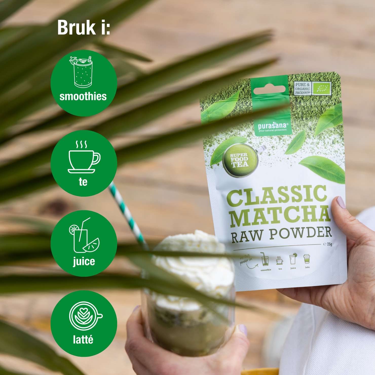 Purasana Matcha Classic Powder | Vita.no