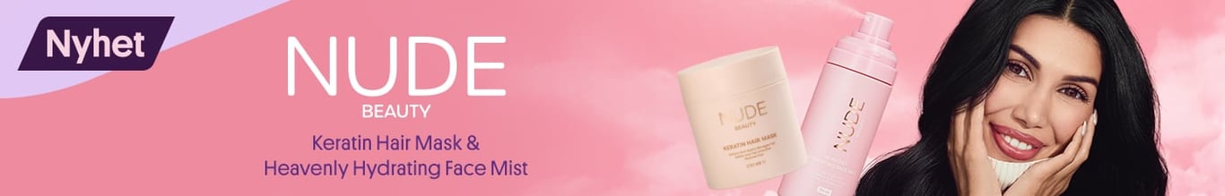 NYHET fra Nude Beauty! Keratin Hair Mask og Heavenly Hydrating Face Mist 