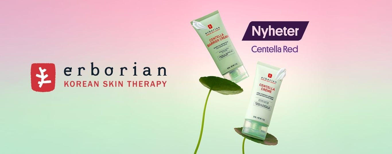 Nyhet: Erborian Korean Skin Therapy Nyheter Centella red