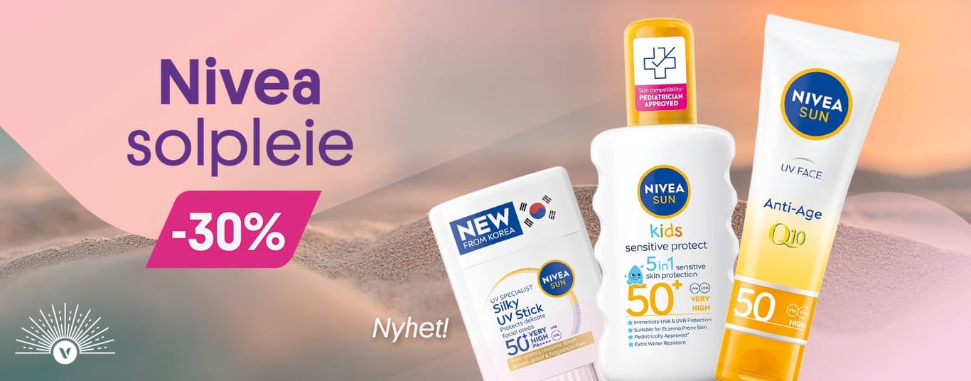 NIVEA solpleie -30%