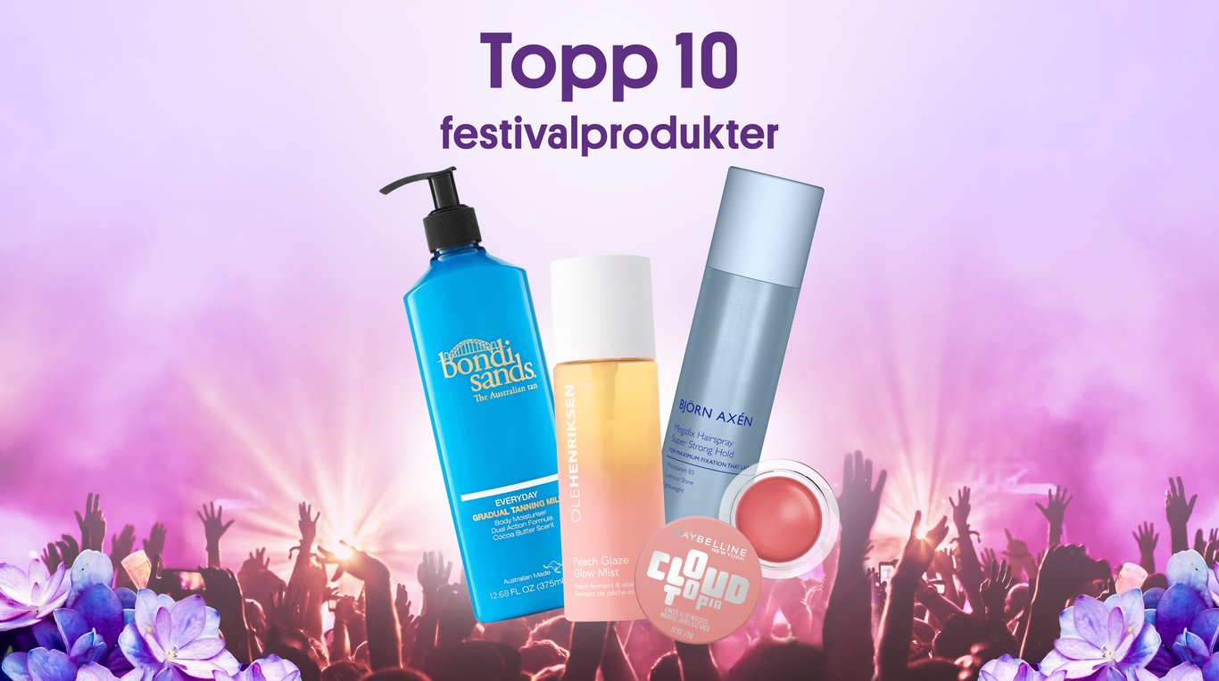 Topp 10 festivalprodukter