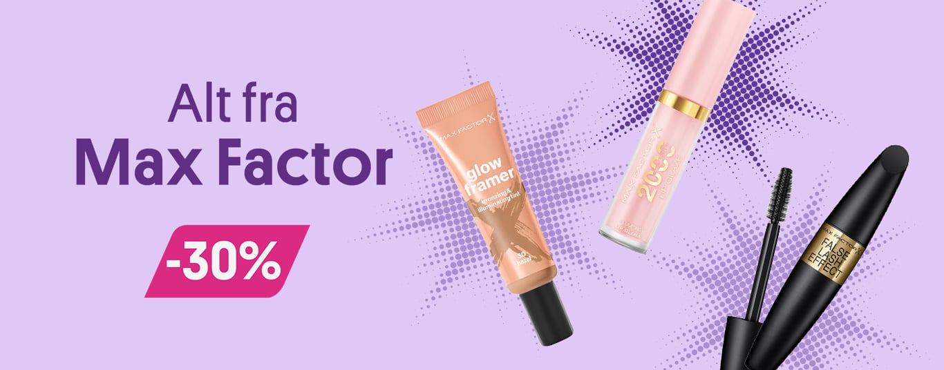 Alt fra Max Factor -30%