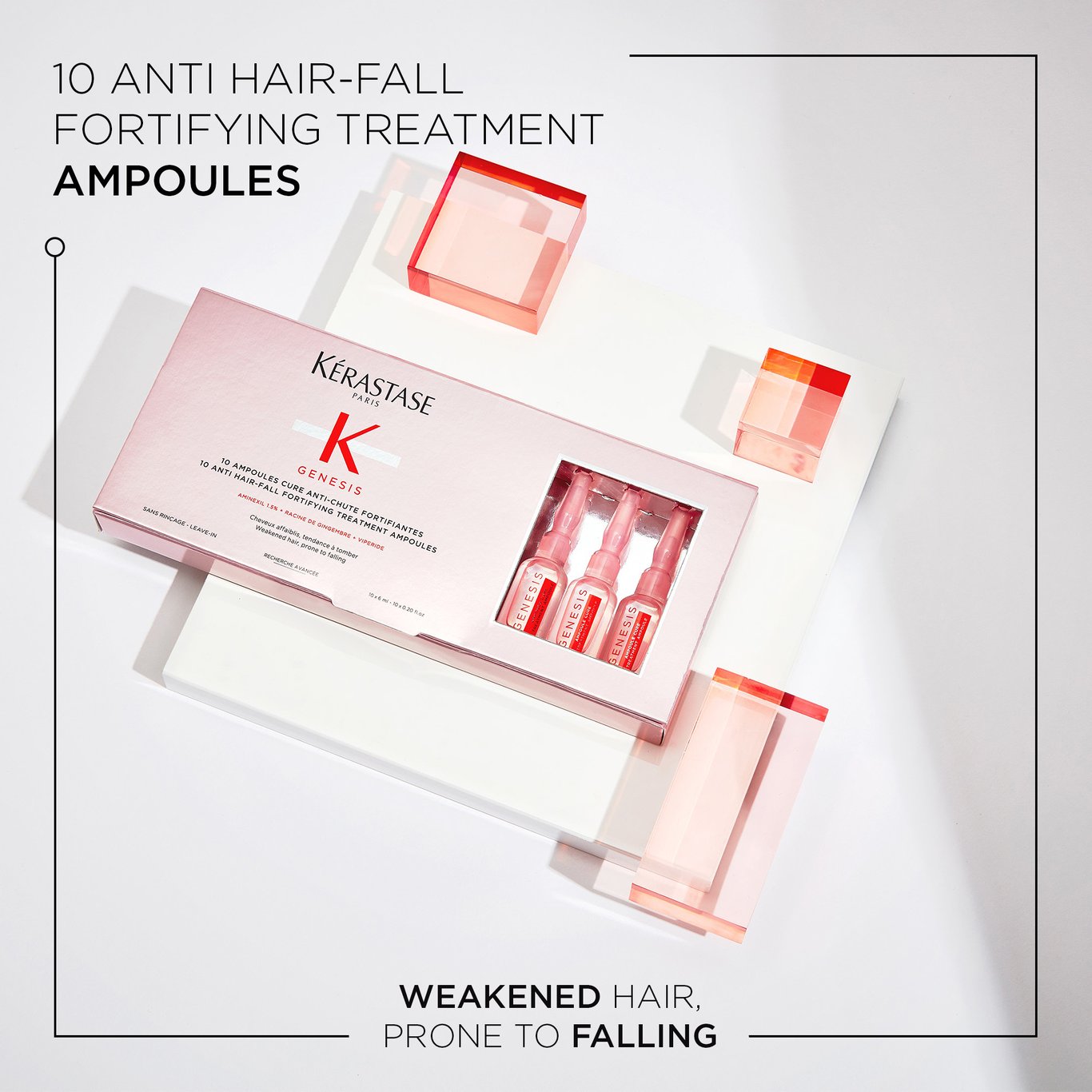 10 anti hair-fall fortifying treatment ampoules