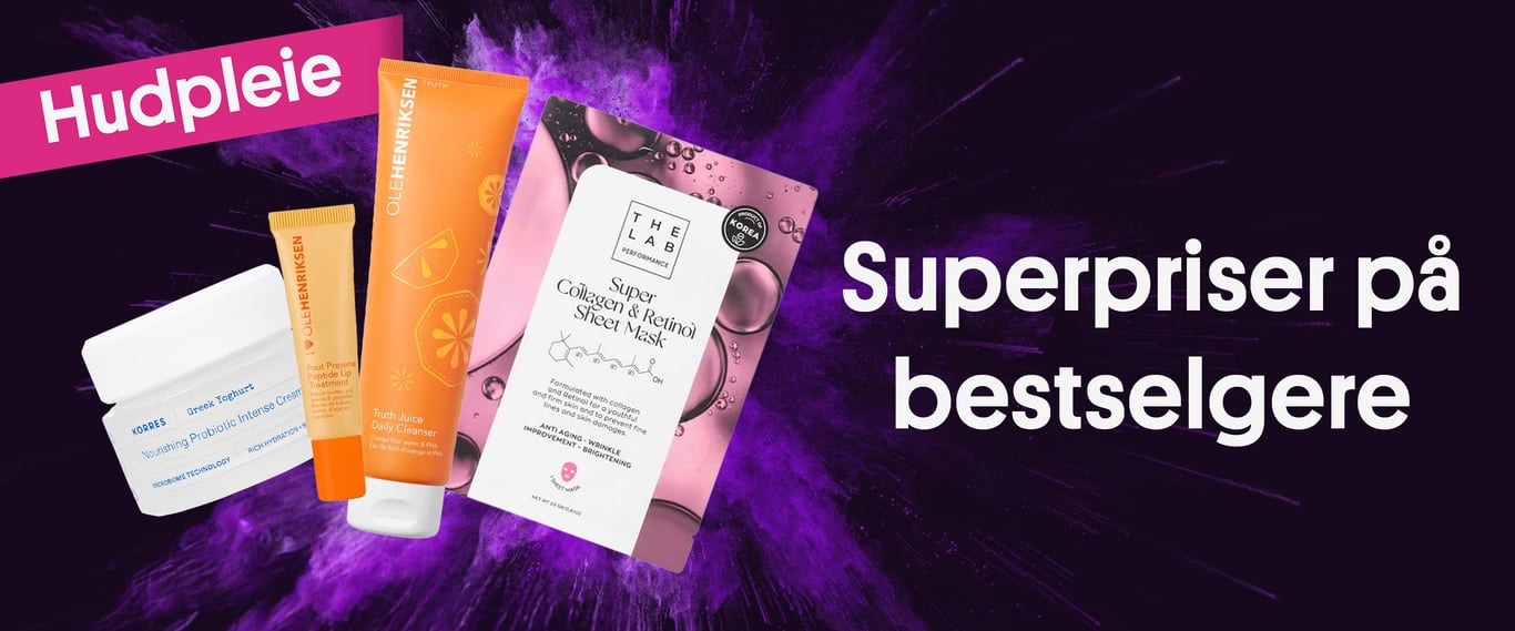 20-50% på bestselgere innen hudpleie