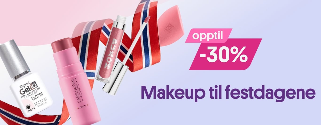 Makeup til festdagene opptil -30%
