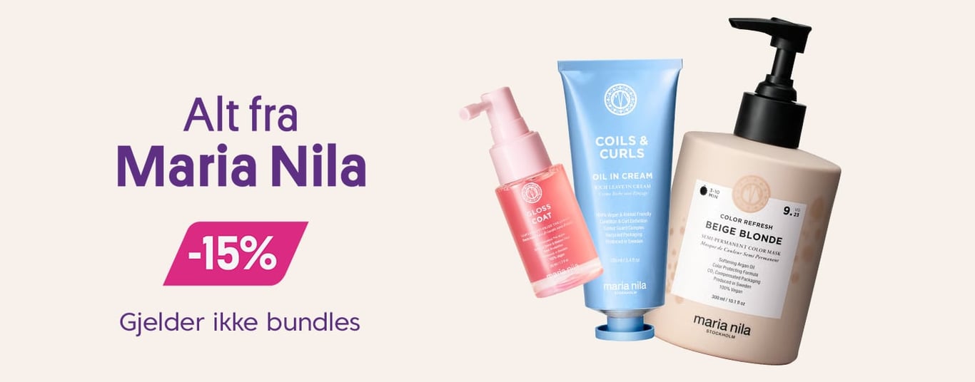 Alt fra Maria Nila -15% Gjelder ikke bundles