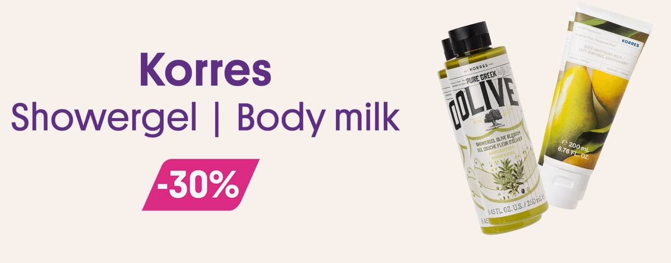 Korres Showergel & Body milk -30%