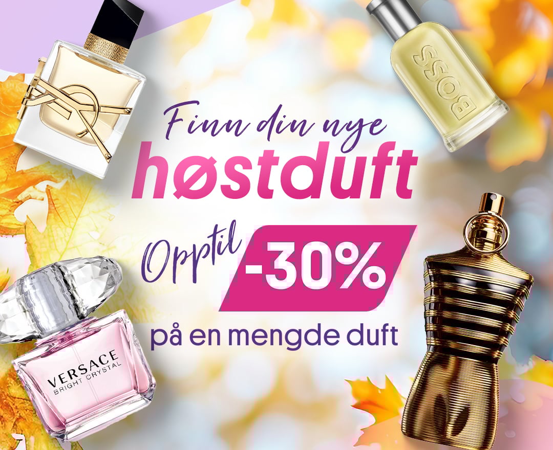 Finn din nye høstduft! Opptil 30% på en mengde duft 