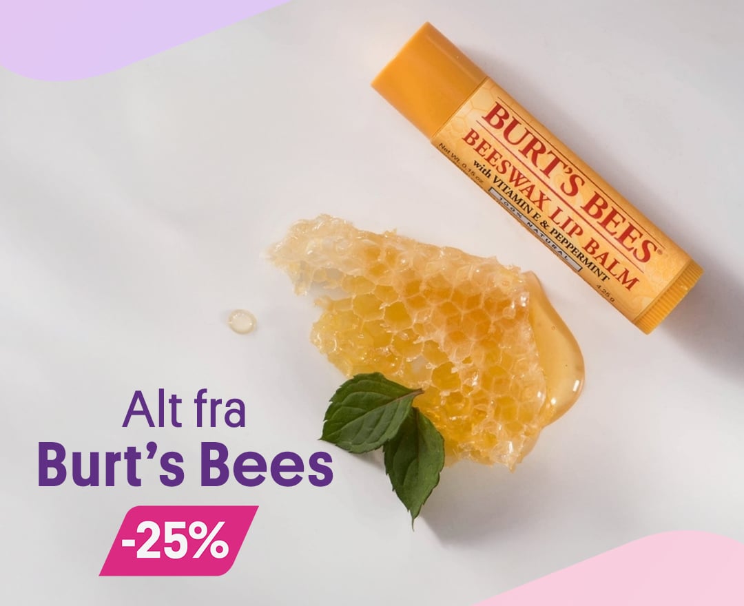 25% på alt fra Burts Bees