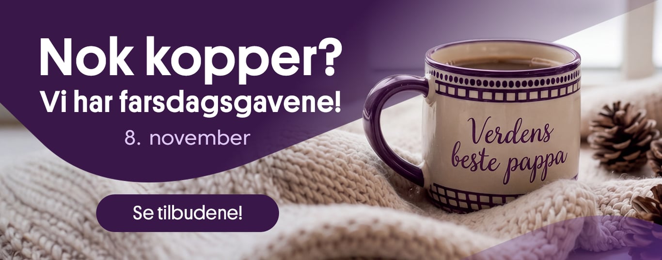 Nok kopper? Vi har farsdagsgavene 8. november