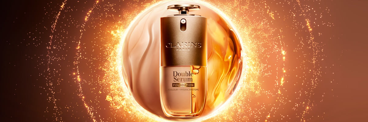 Banner av CLARINS Double Serum Foundation