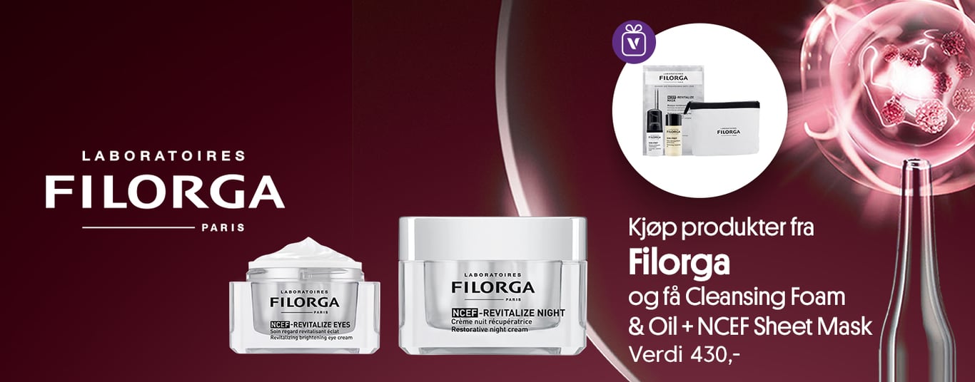 Kjøp produkter fra Filorga for 499,- eller mer og få med gave på kjøpet!