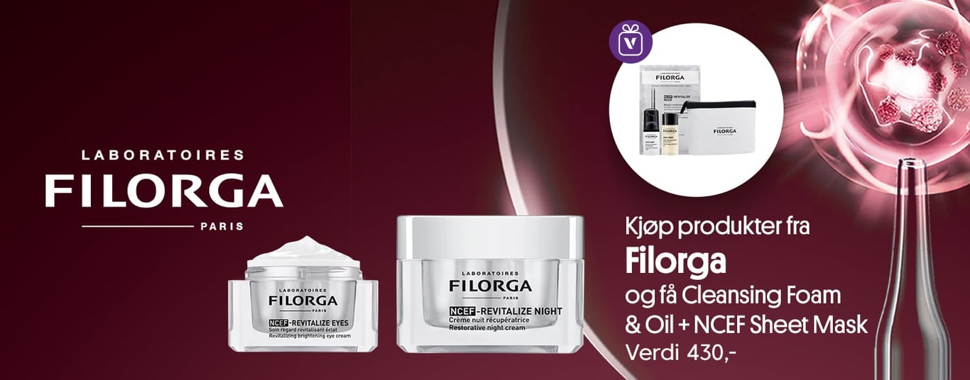 Kjøp produkter fra Filorga for 499,- eller mer og få med gave på kjøpet!