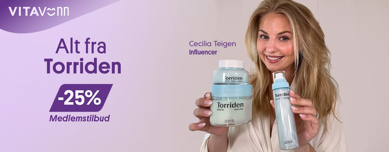 Alt fra Torriden -25% medlemstilbud (Cecilia Teigen)