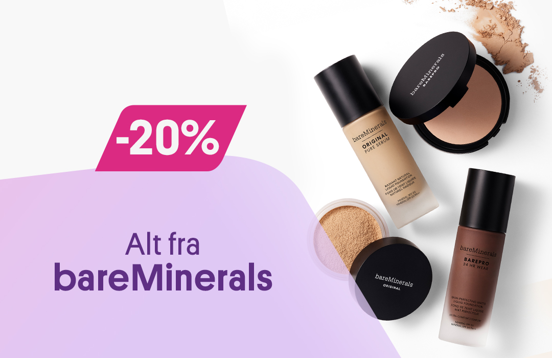 20% på alt fra BareMinerals 