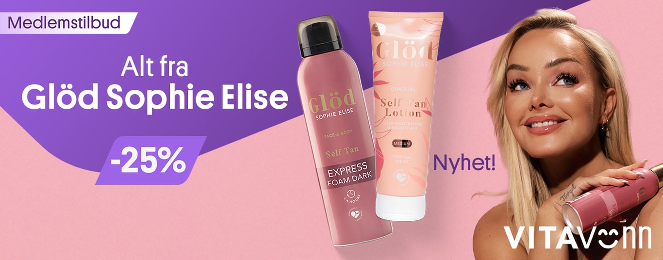 Medlemstilbud! Alt fra Glöd Sophie Elise 25%