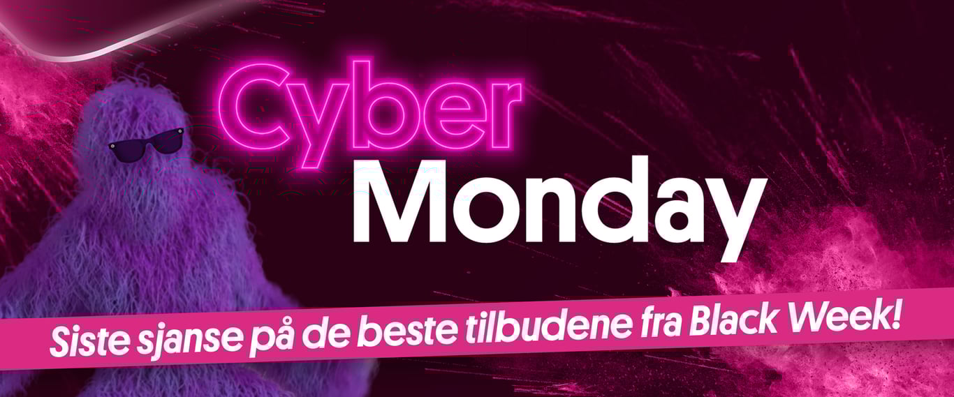 Cyber monday! Siste sjanse til å kapre årets beste tilbud!