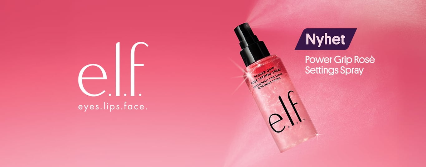 e.l.f. Cosmetics Power Grip Rose Setting Spray - 80ml Nyhet!