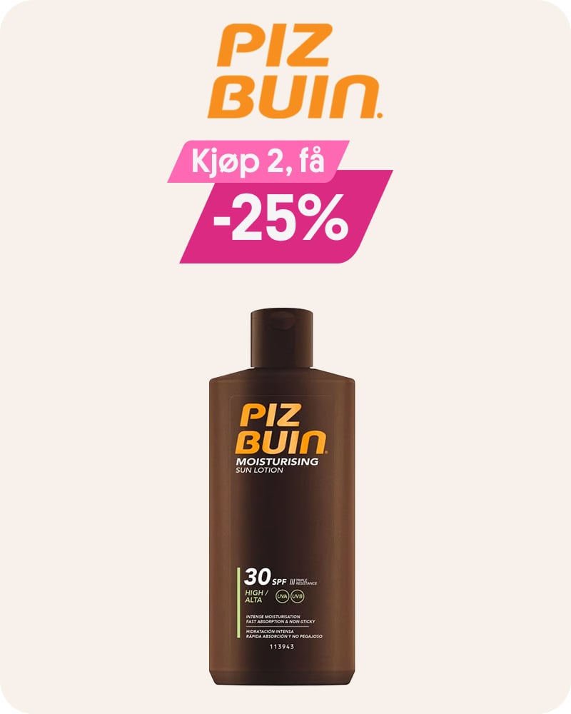 Piz Buin, kjøp 2 få -25%
