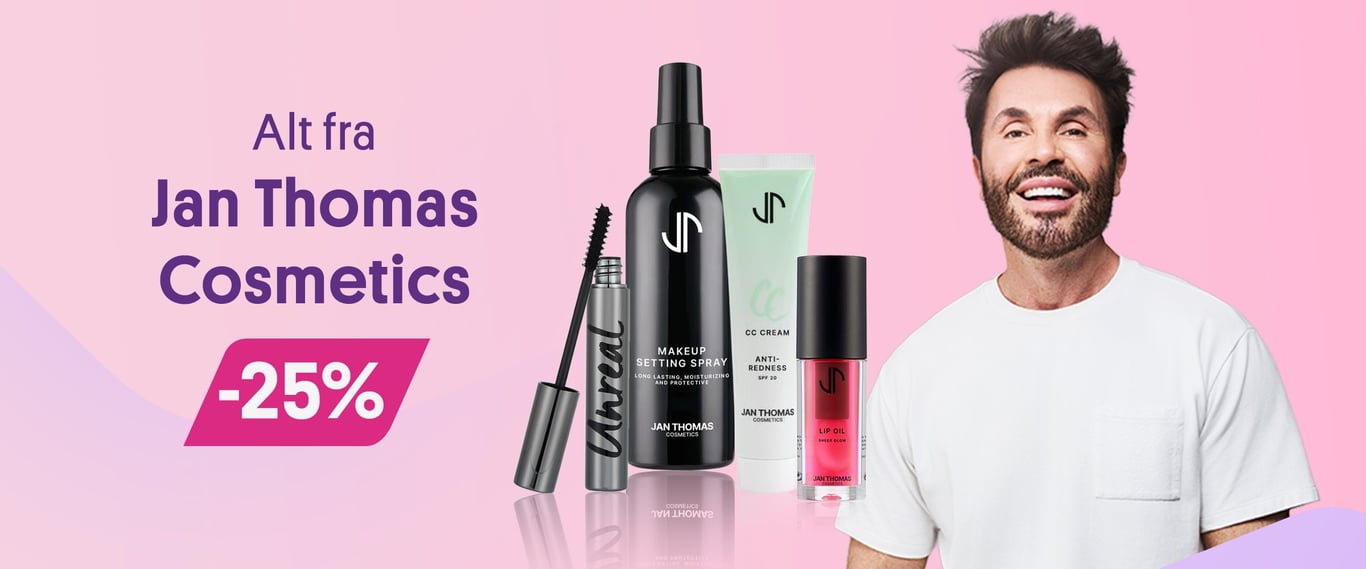25% på alt fra Jan Thomas Cosmetics