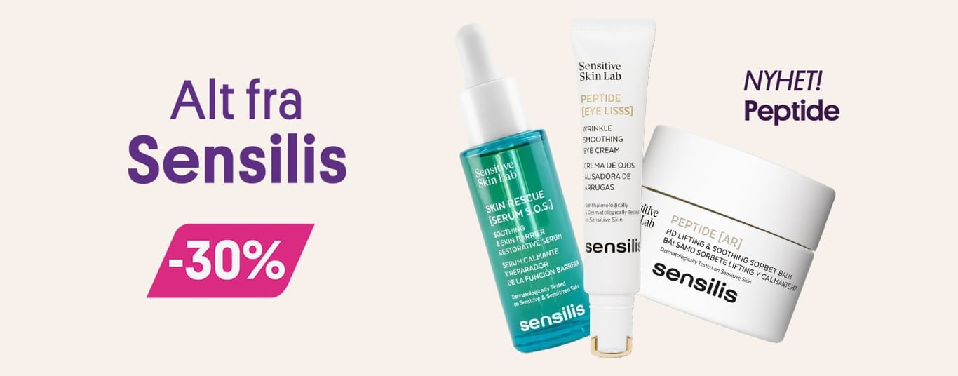 Alt fra Sensilis -30% (Nyhet! Peptide)