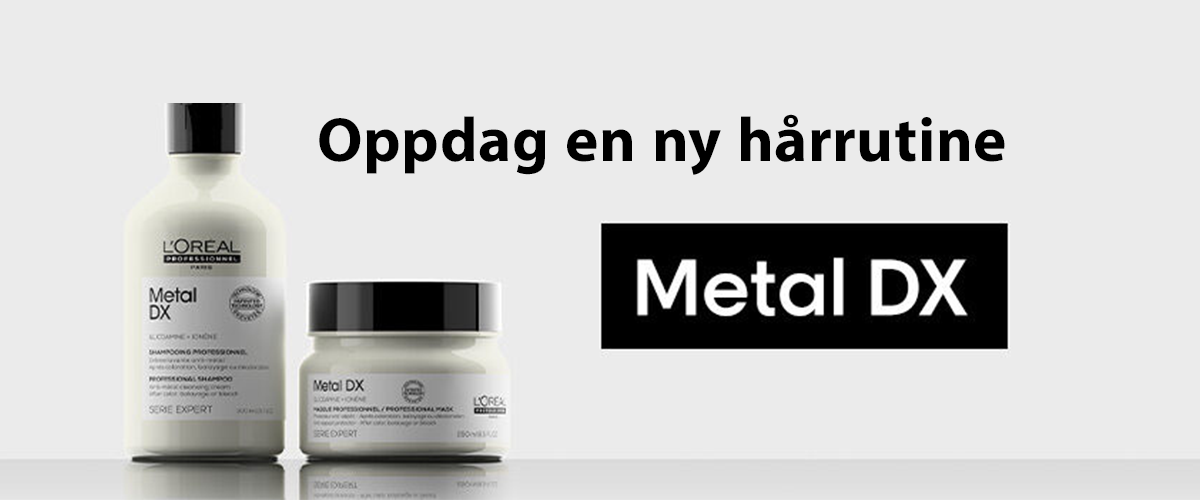 Oppdag en ny hårrutine.. Loreal Professionel Metal DX