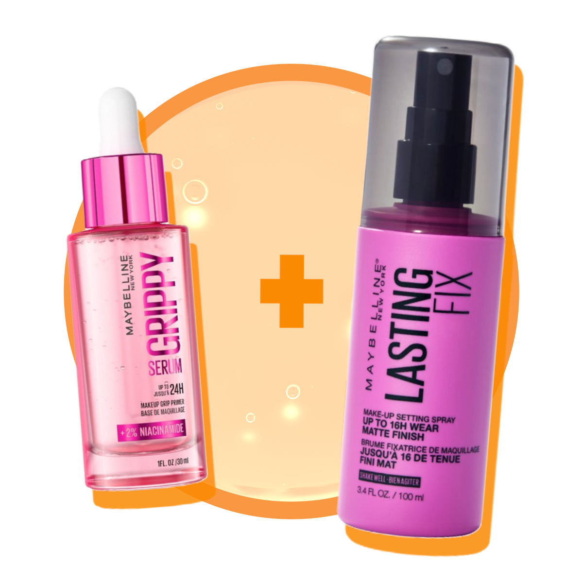 Grippy Primer og Lasting Fix settingspray