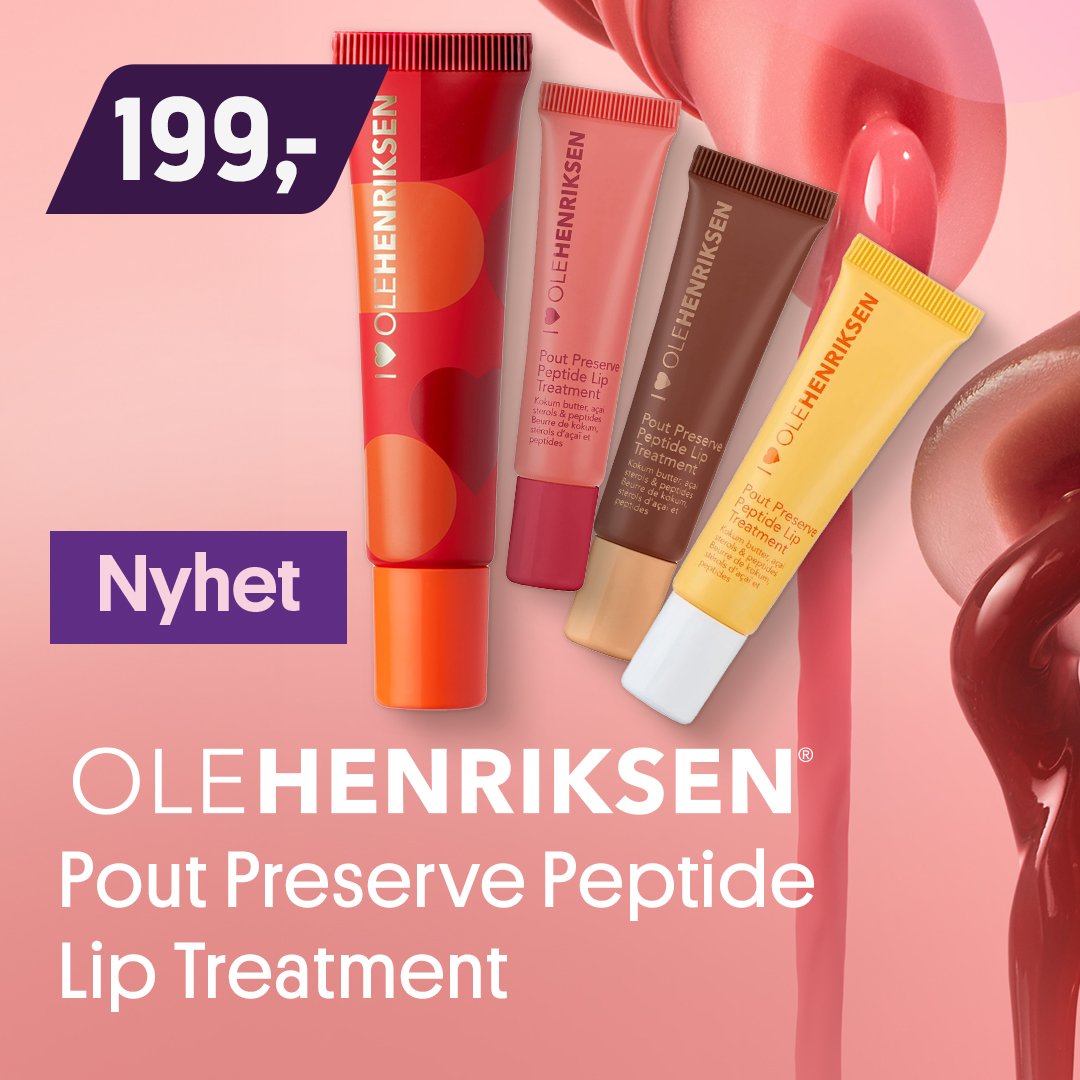 NYHET! Ole Henriksen Pout Preserve Peptide lip treatment 