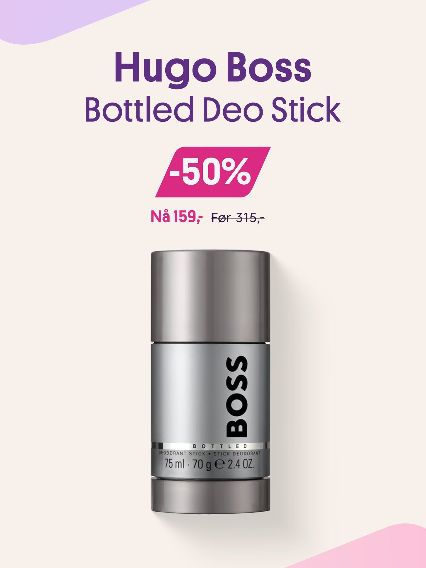 Hugo Boss Bottled Deo Stick -50%