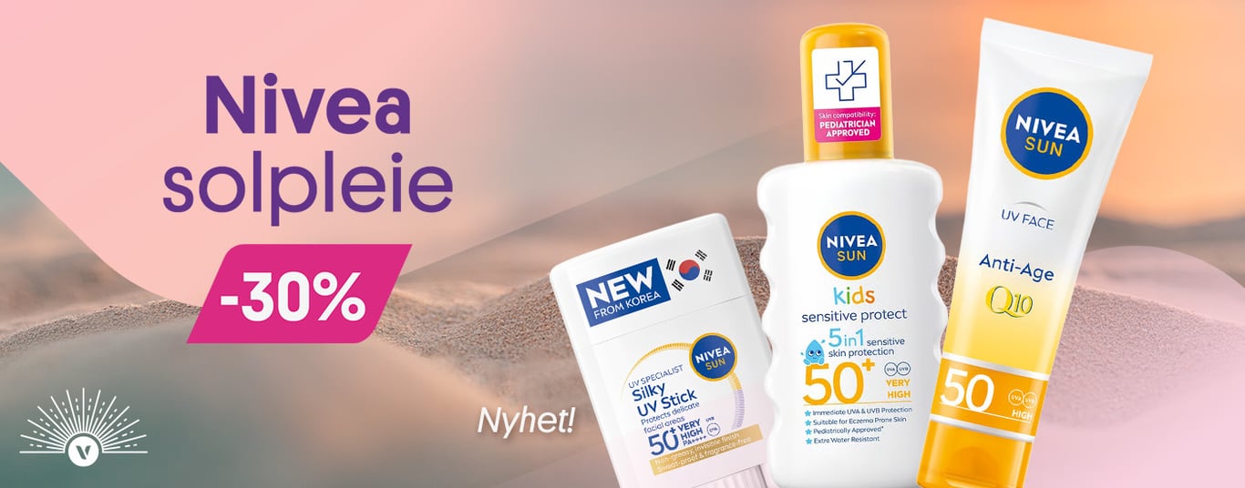 Nivea solpleie -30%