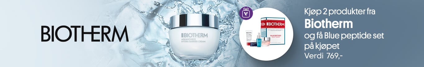 Biotherm - Kjøp 2 produkter fra Biotherm og få Blue Peptide sett på kjøpet