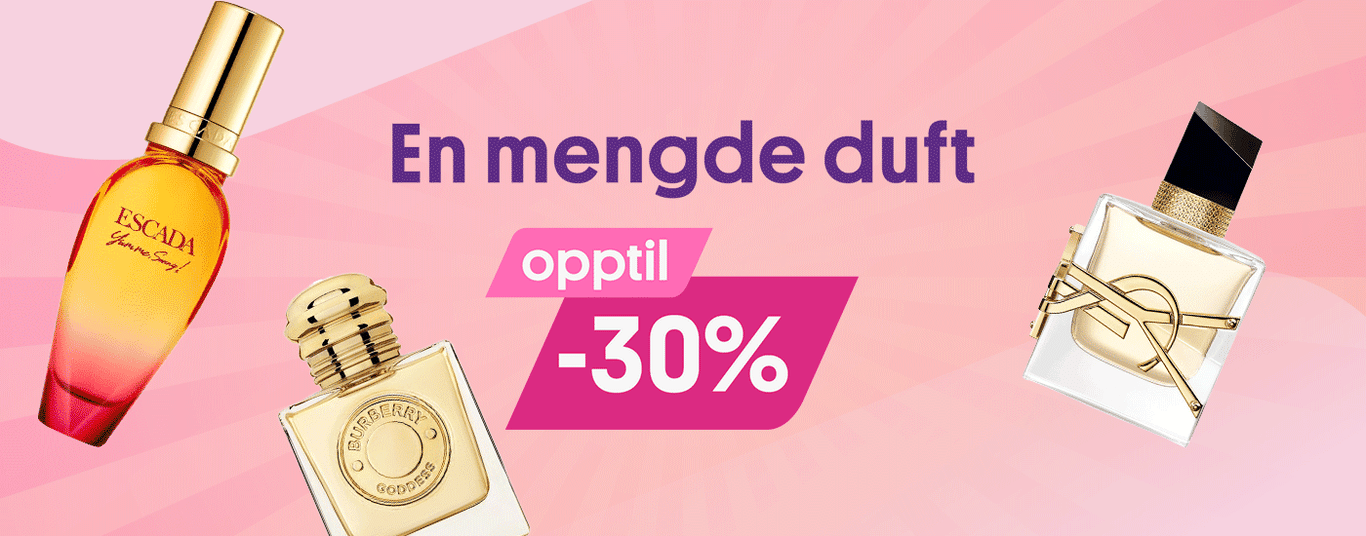 En mengde duft opptil -30%