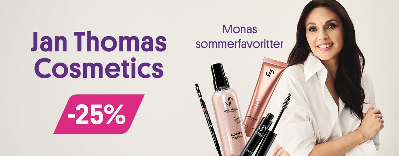 Jan Thomas Cosmetics -25% Mona's skjønnhetsfavoritter