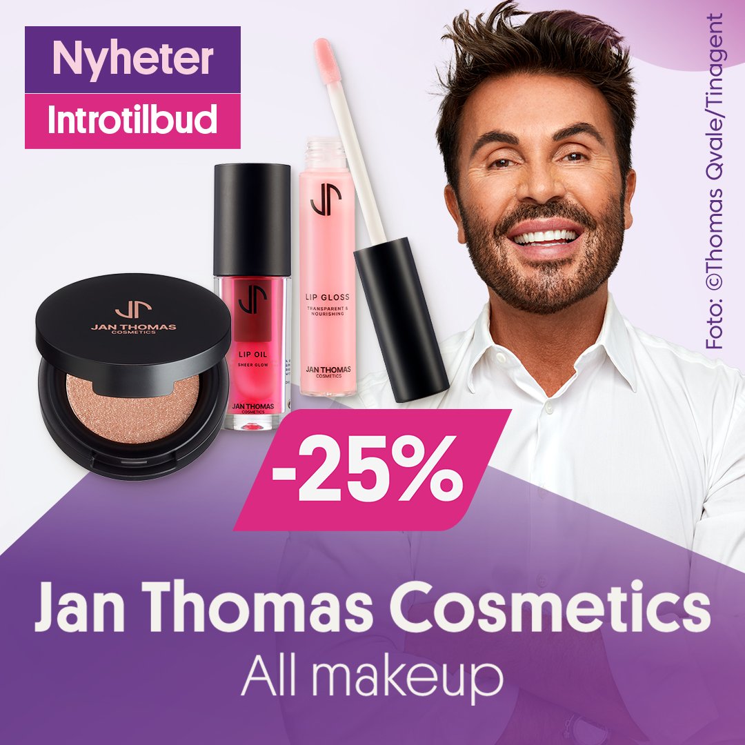 All makeup fra Jan Thomas Cosmetics 25%