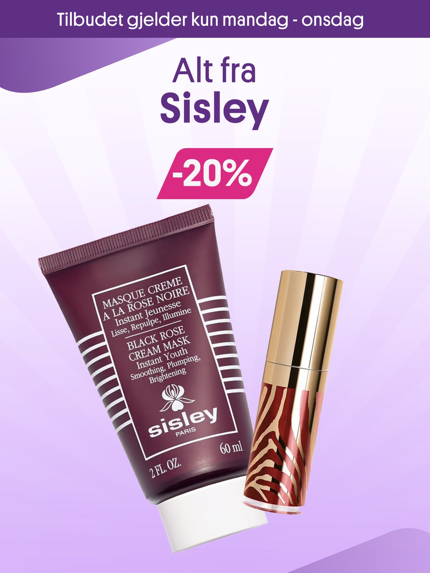 Alt fra Sisley 20%