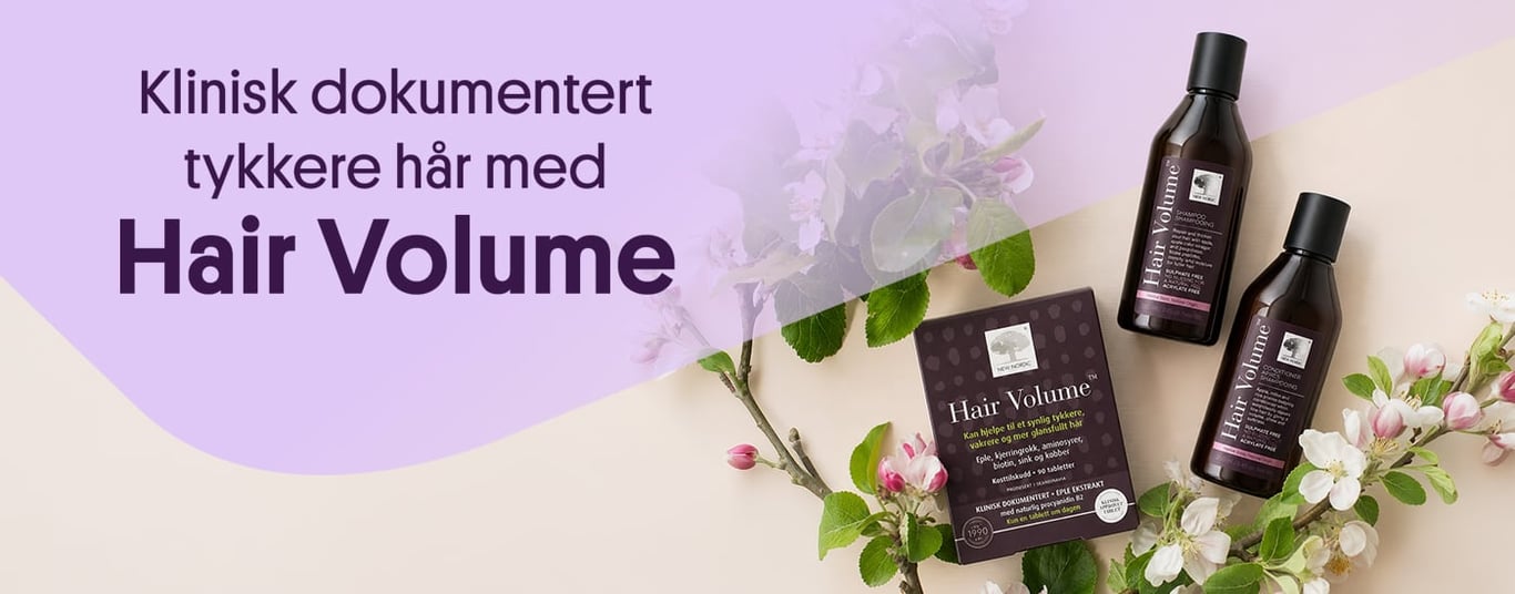 Klinisk dokumentert tykkere hår med Hair Volume
