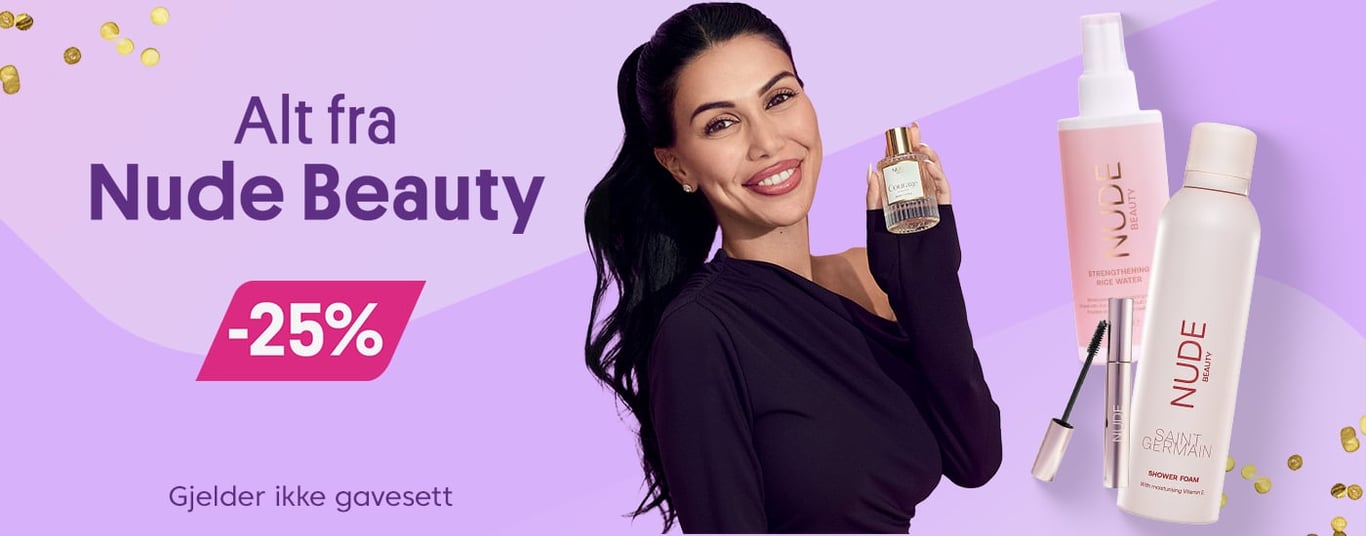 25% på alt fra Nude Beauty