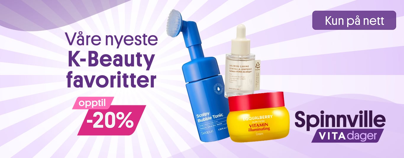Våre nyeste K-beauty favoritter opptil -20%