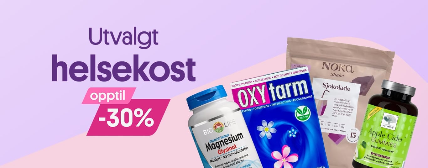 Utvalgt helsekost opptil -30%