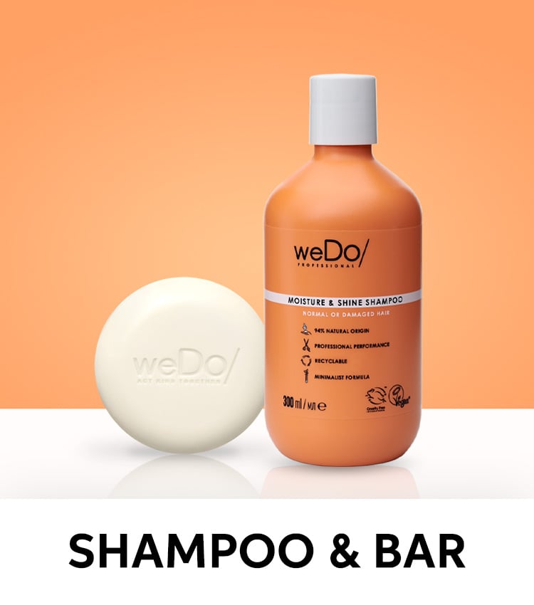weDo shampoo og shampoobarer