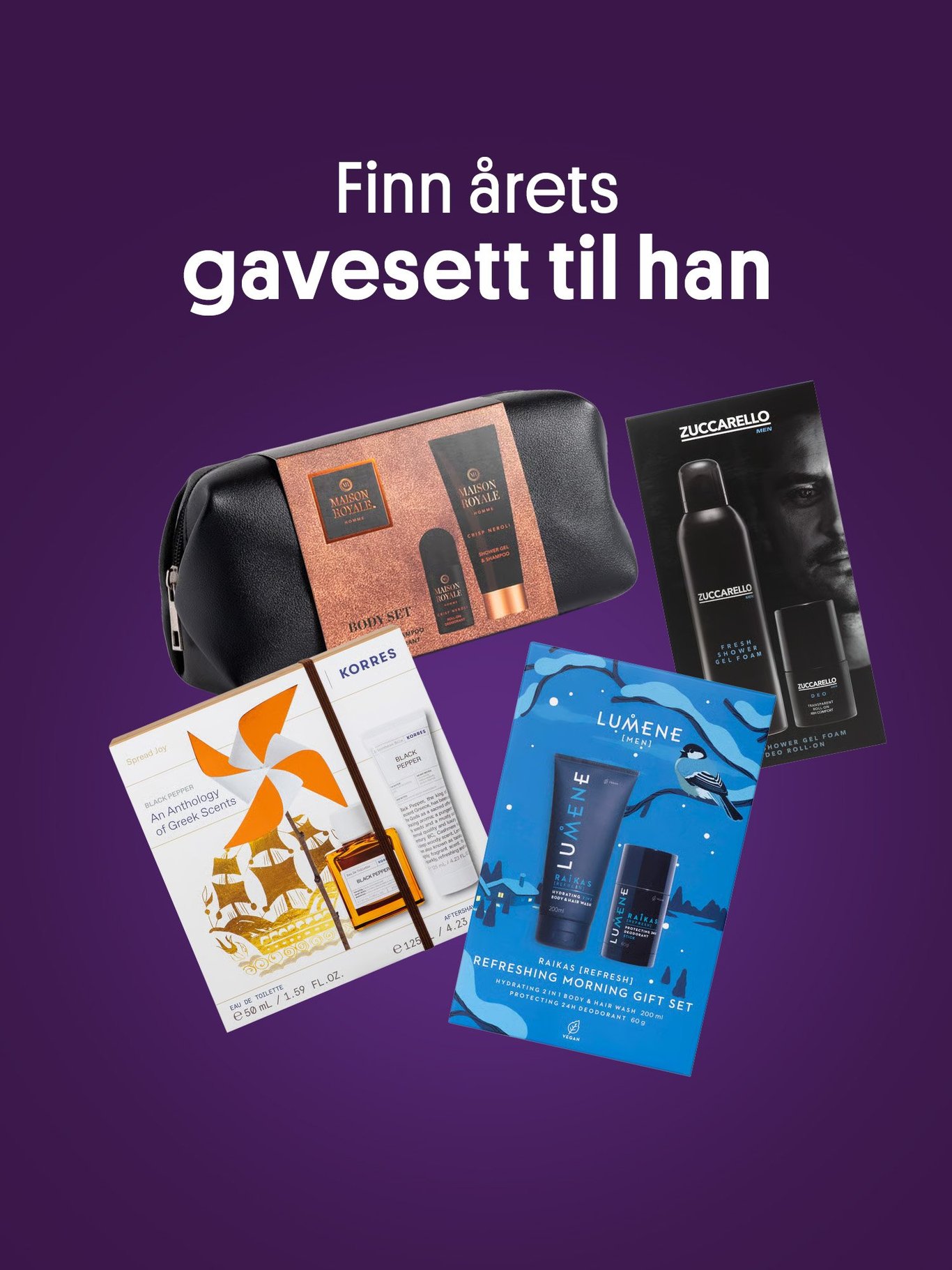 Gavesett til herre! Kropp og ansikt.