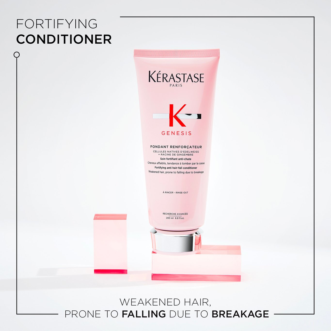 Fortifying Conditioner. Weakened hair, prone to falling due to breakage