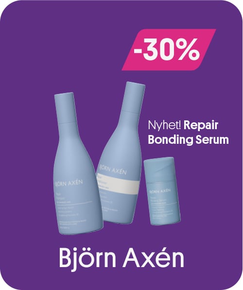 Björn Axen -30%. bilde av shampo, balsam og repair bonding serum