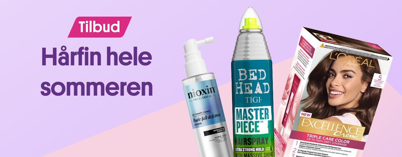 Hårfin hele sommeren tilbud