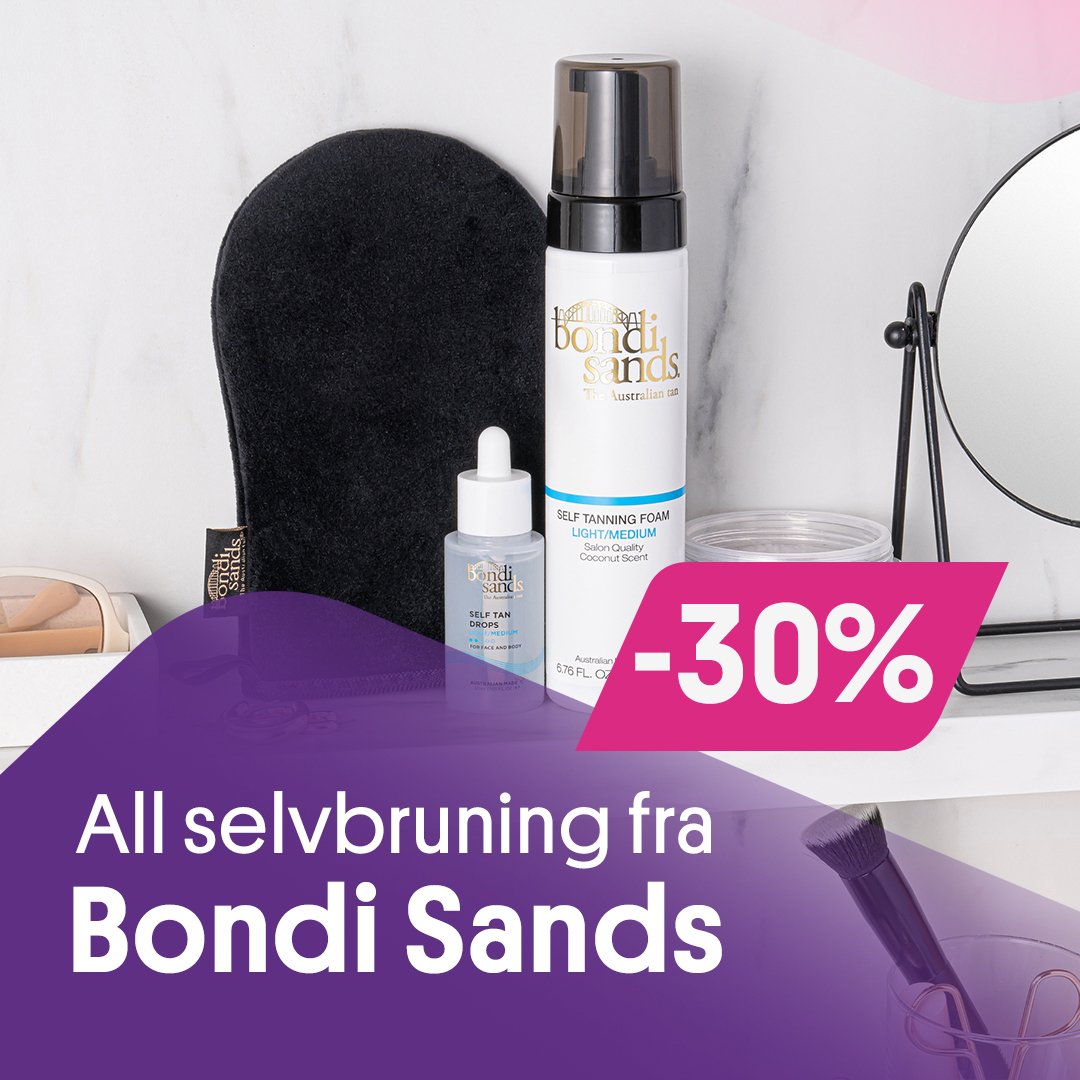 All selvbruning til kropp fra Bondi Sands 30%