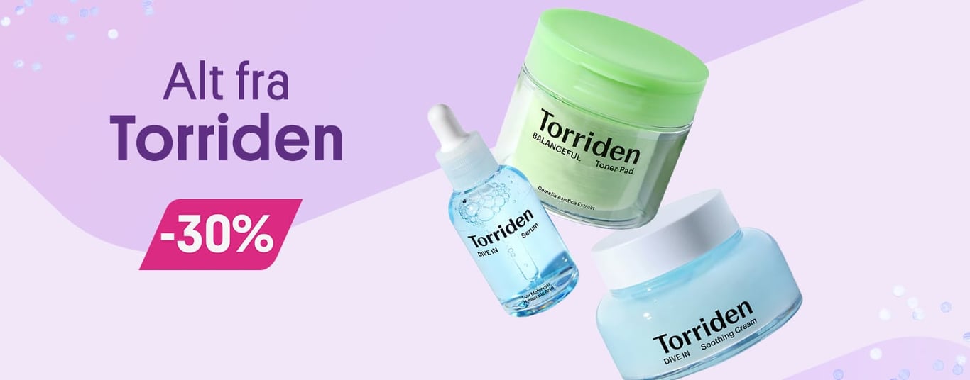 Torriden -30% (Bilde av serum, dagkrem og tonerpads)