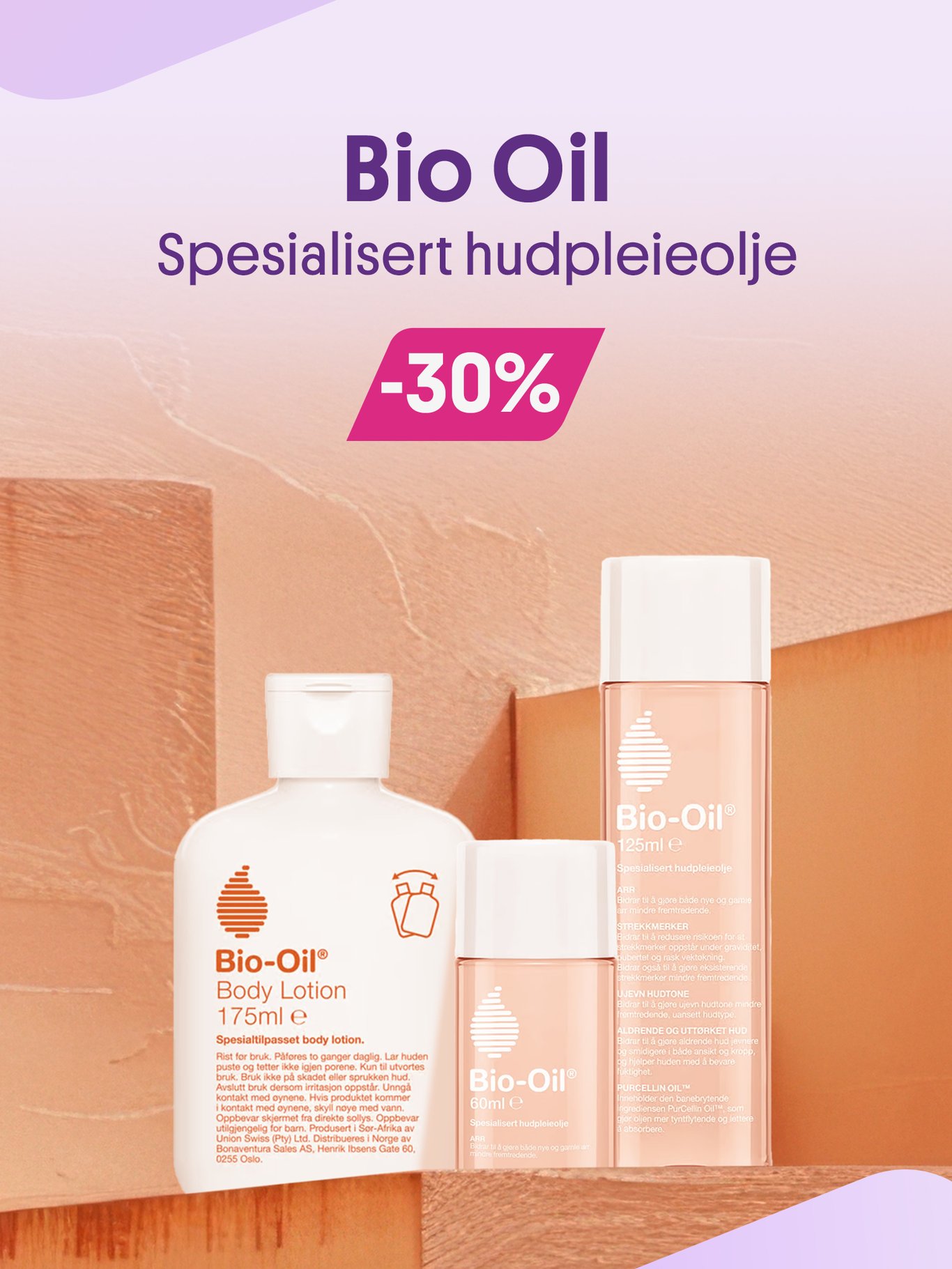 Alt fra Bio Oil -30%