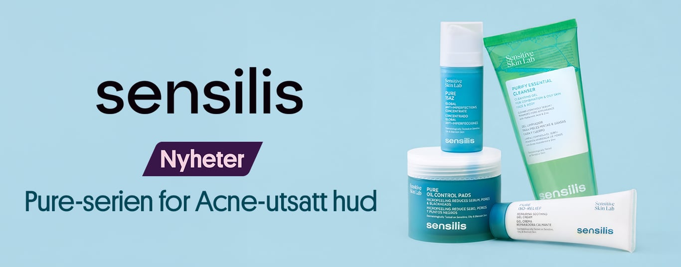 Sensilis Pure serien for acne utsatt hud