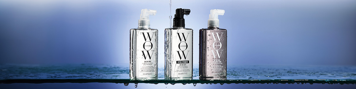 Bilde av Color Wow Dream Coat, Cream Coat Extra Strength og Dream Coat for curley hair.