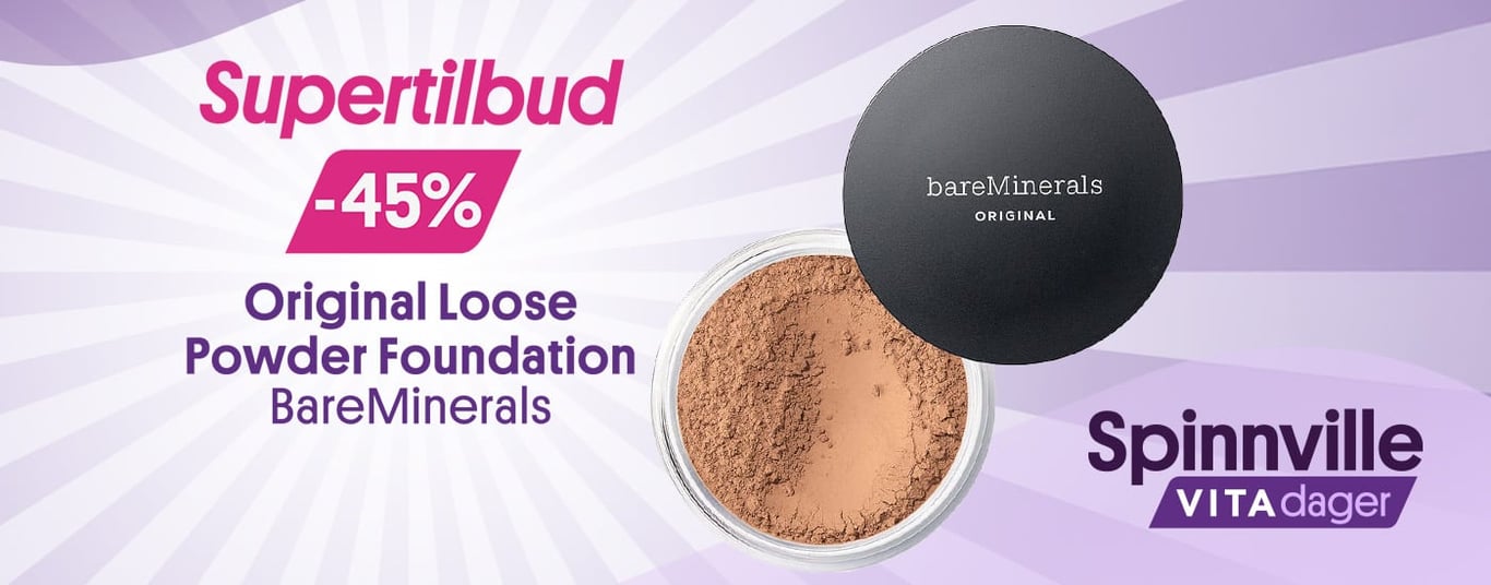 Supertilbud! -45% Original loose powder foundation BareMinerals